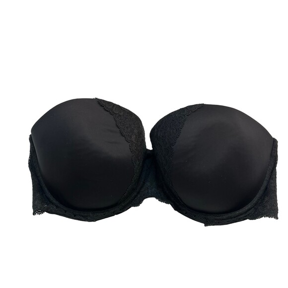 Victoria's Secret Dream Angels Multi-Way Polyvalent Strapless Black Bra 34DD - Picture 1 of 4